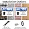 Signmission Please Use Main Entrance Up Arrow OSHA Notice Sign, Plastic, 14in W x 10in L, 2PK OS-2PACK-NS-P-1014-L-17617 - alternate 4